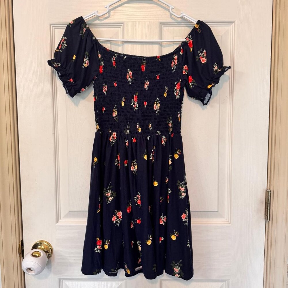 for Justify Womens Blue Floral Maxi Dress